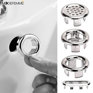 High Quality Bath Sink Round Ring Overflow Cover / Spare Sink Basin Cap / Tidy Chrome Trim / Ceramic Basin Overflow Ring for Bathroom  Kitchen