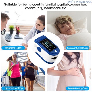 IWD Fingertip Pulse Oximeter Clip TFT LCD Display ...