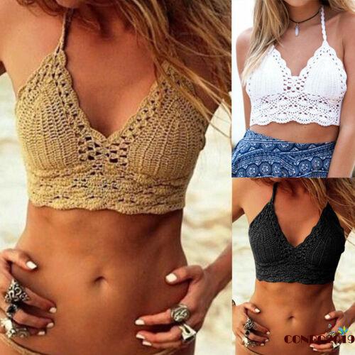 crochet knit bralette