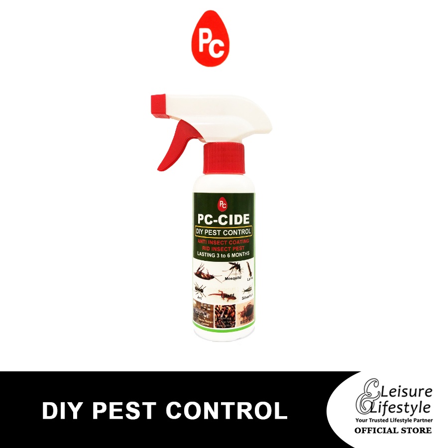 PCCide Diy Pest Control Coating Spray 160ML Ant Silverfish Cockroach