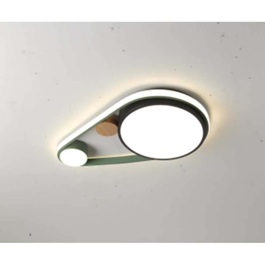 Modern Stylish Posh Circular Design Ceiling Lamp Simple Bedroom Study