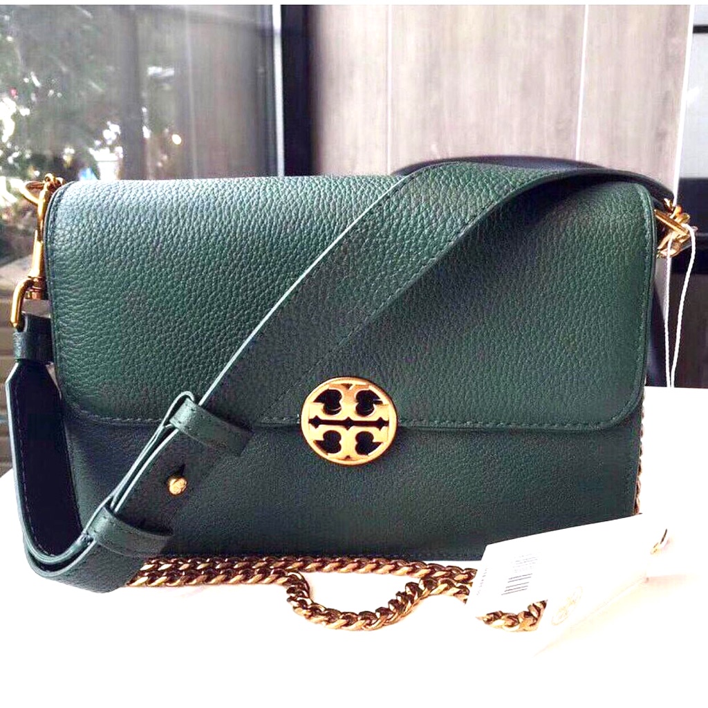 tory burch plastic bag