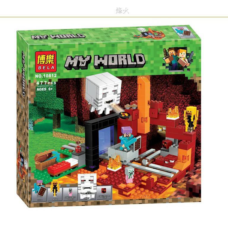 MINECRAFT THE NETHER PORTAL 21143 LEGO 