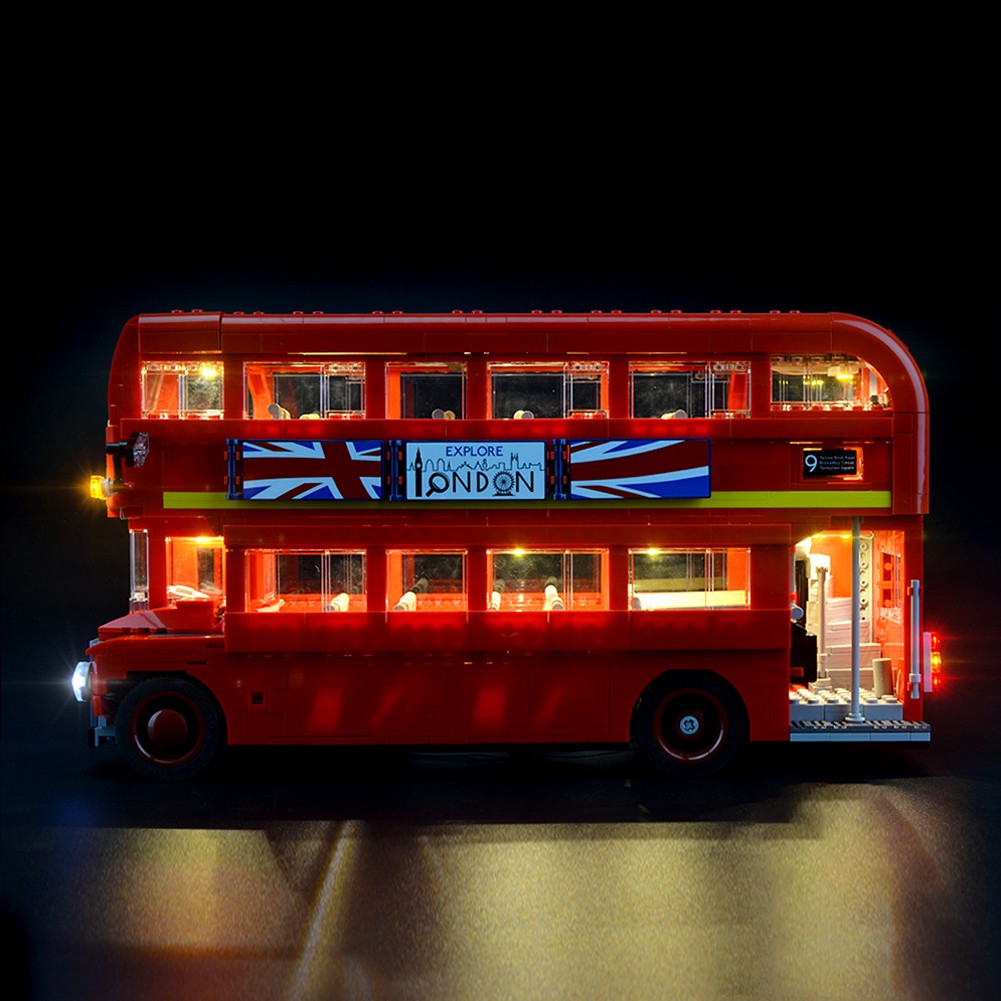 lego london bus lights