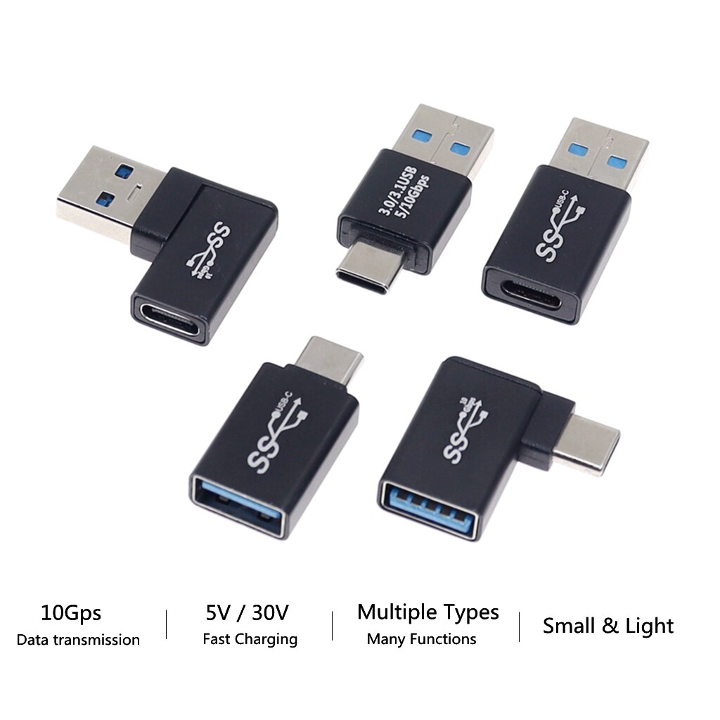 USB Type C Male To Female USBA to USBC OTG Connector Adapter USB 3.0 to USB C Cable Mini