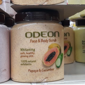 Odeon Papaya Cucumber 500ml Face And Body Scrub Readystock Shopee Singapore