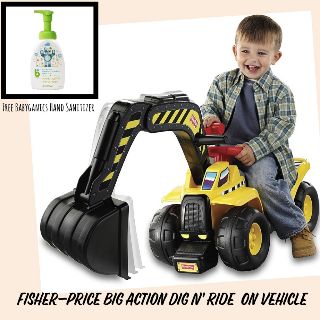 fisher price ride on digger