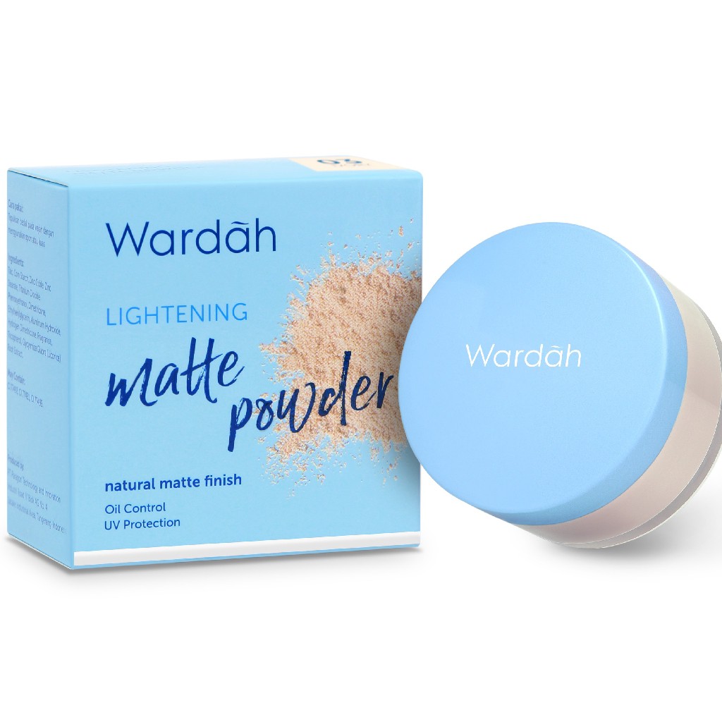 Wardah Lightening Matte Powder New Loose Powder 20 Grams Shopee Singapore