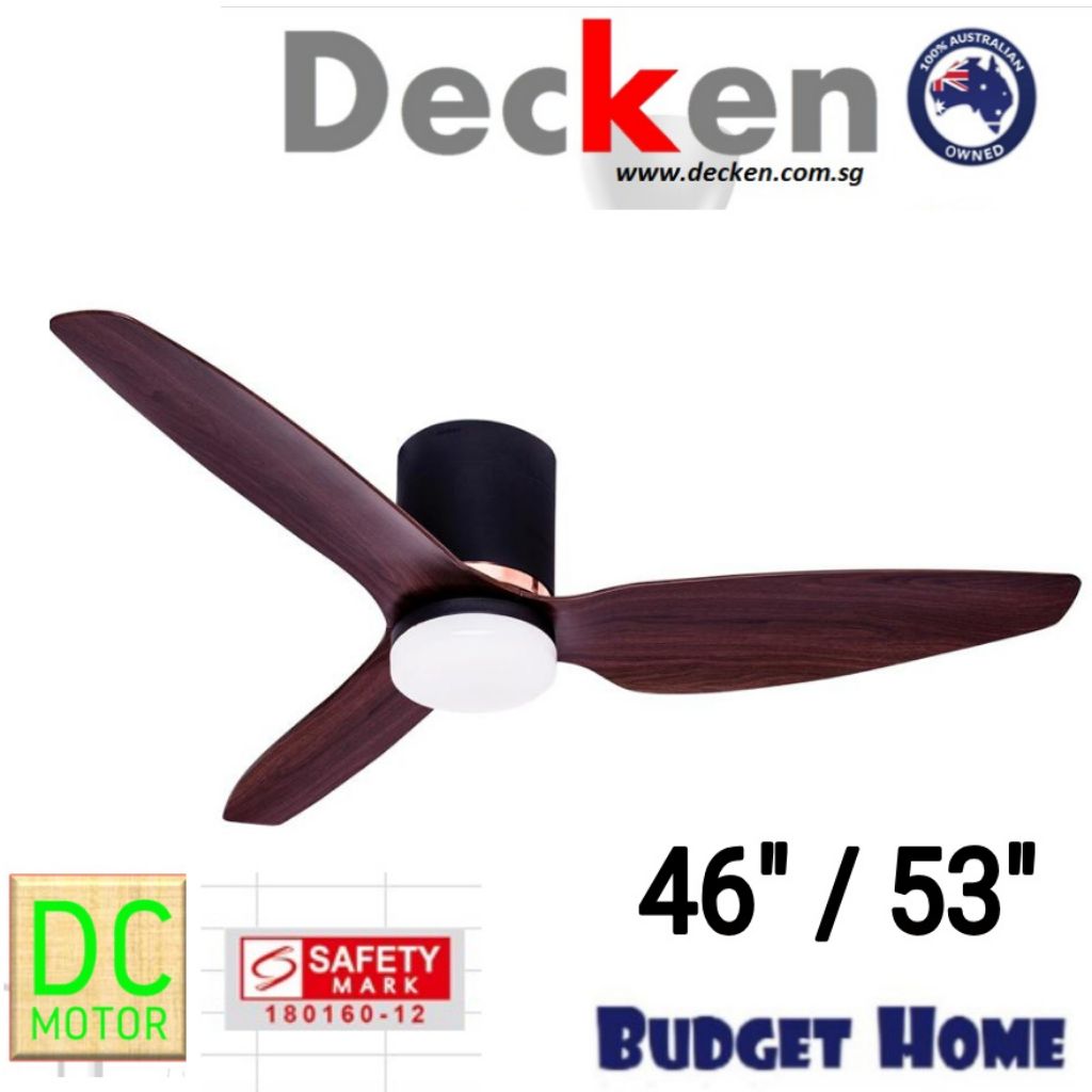 Ceiling fan with light decken DC motor hugger ceiling fan BeeCost