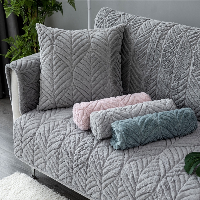 【New Arrival】Sofa Cushion Plush Combination Sofa Cover 1 2 3 4 Seater L ...