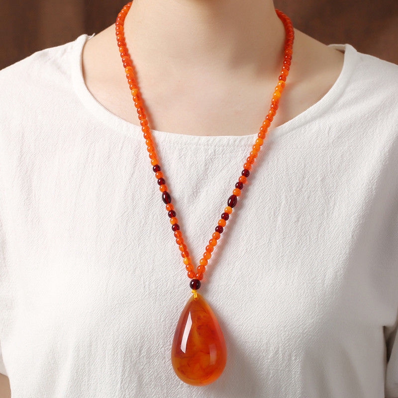 beeswax necklace