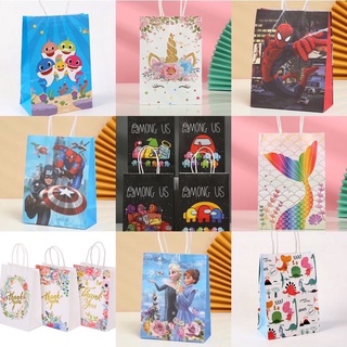 10pcs/lot Panda theme Gift Bags Plastic Loot Bag Candy Bag Kids Birthday DecO`US 