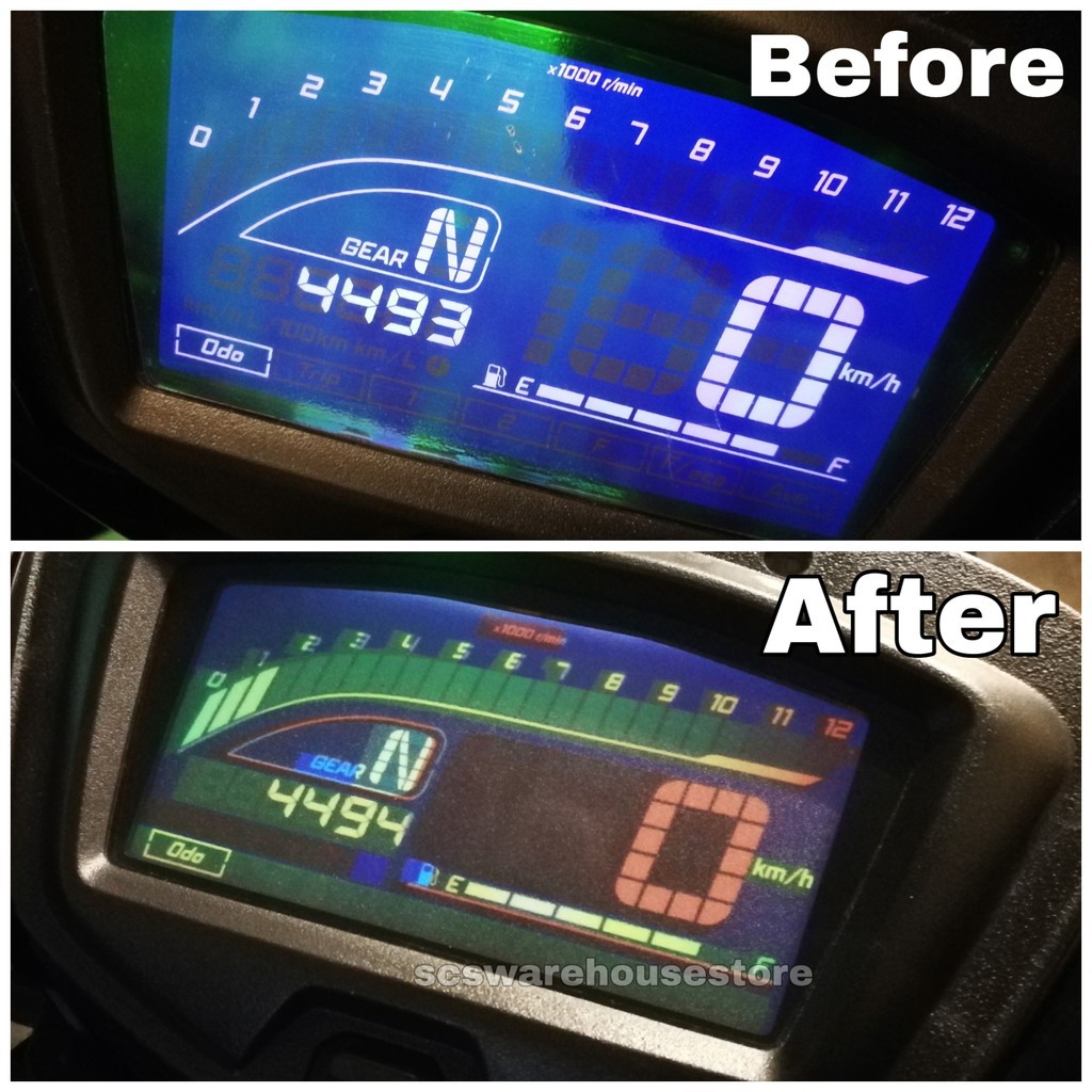 y15zr v2 y15zr v2 Sticker Tinted Inner Digital Meter Shopee Singapore