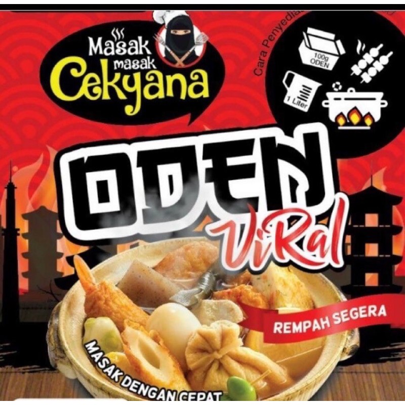 Rempah Instant Oden Viral Cik Yana 50gram Ready Stok Shopee Singapore