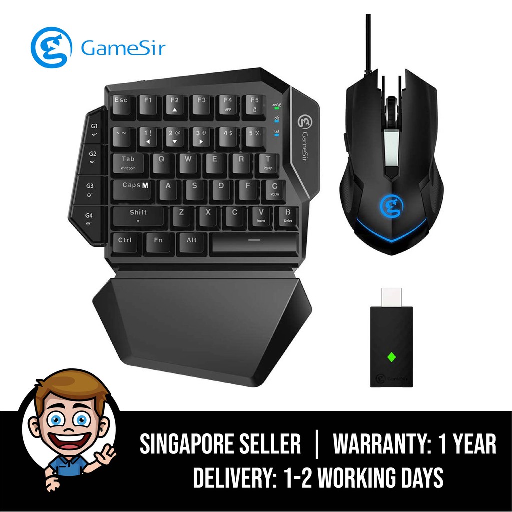 Gamesir Vx Aimswitch Keyboard And Mouse Adapter For Ps4 Xbox One Nintendo Switch Ps3 Wireless Converter Game Shopee Singapore