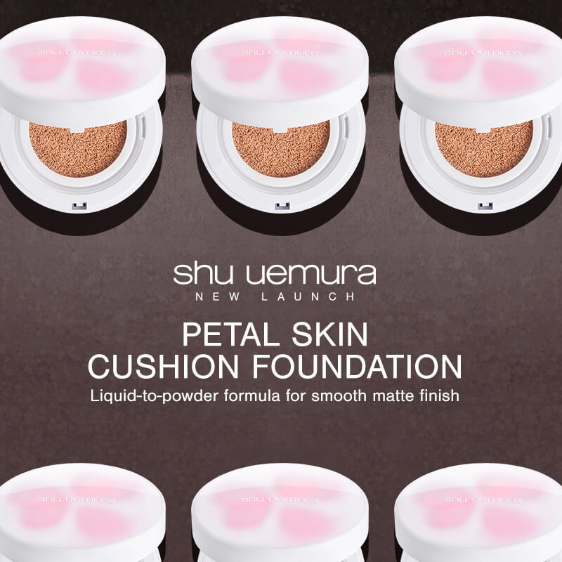 Shu Uemura Petal Skin Cushion Foundation Case Refill Puff Shopee Singapore