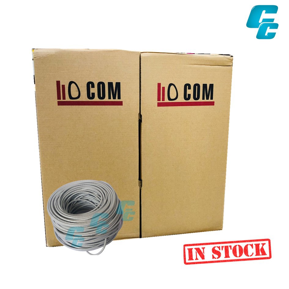 D Com Cat5e Rj45 Utp Solid Ethernet Lan Internet Cable 1000ft 305m Box 100mbps Shopee Singapore
