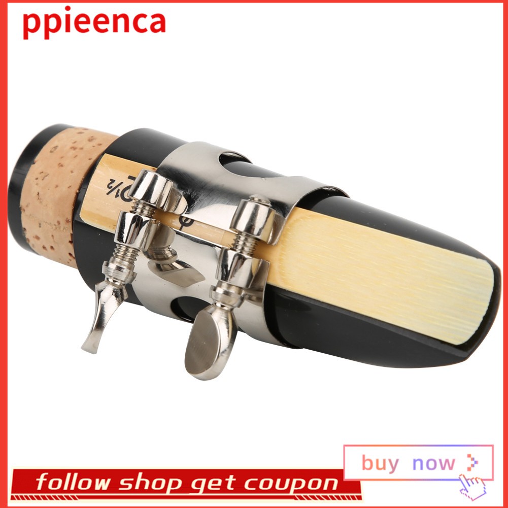 Ppieenca Clarinet Saxophone Mouthpiece with Reed Wind Instrument Accessory