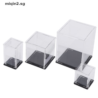 [MQ2] Acrylic Display Case Self-Assembly Clear Cube Box UV Dustproof Toy Protection [sg] #5