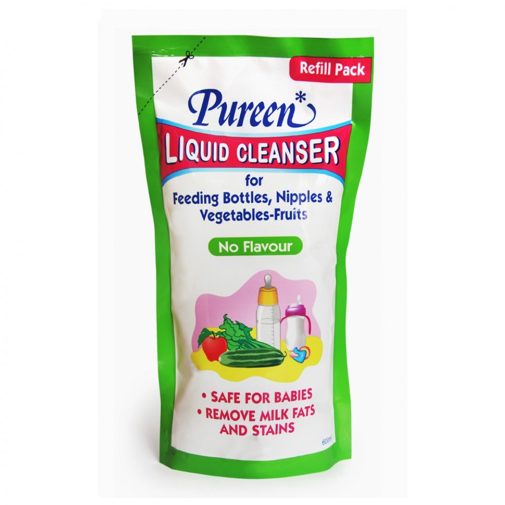 Infant Baby Bottles Utensils Liquid Cleanser Refill Pack No Flavour