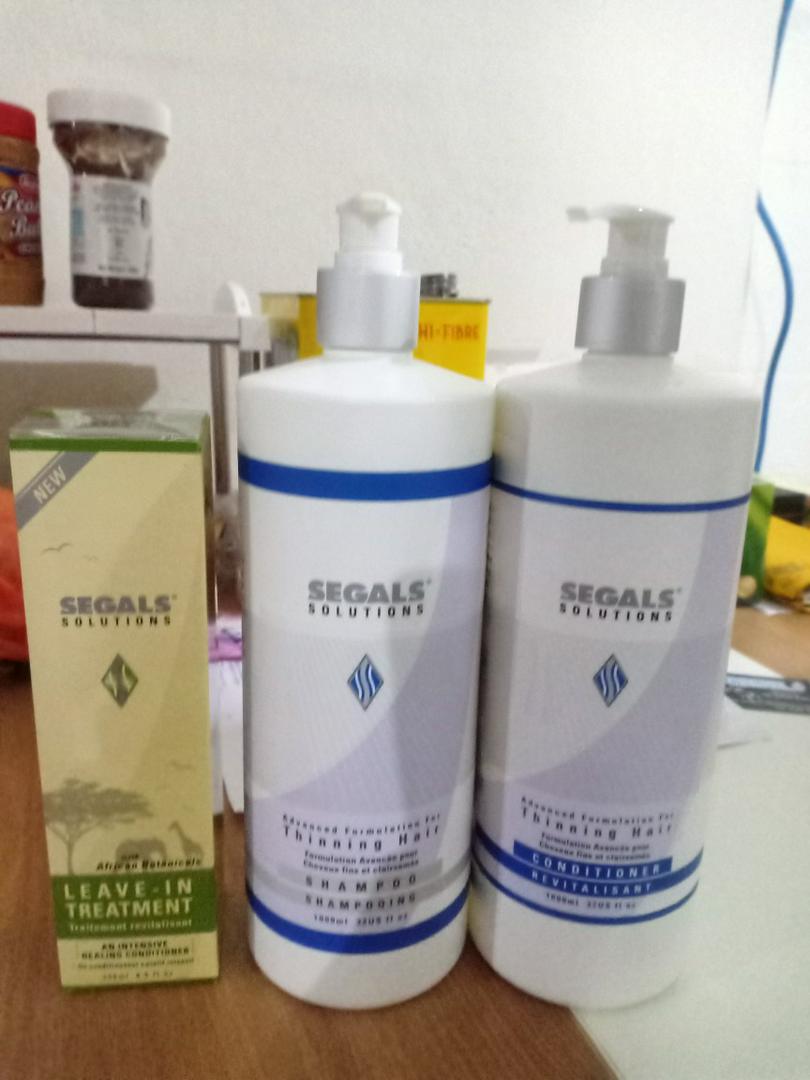 Segals Solutions Thinning Hair/Hair Lost Shampoo & Conditioner 1000ml x2  FREE➡️ Moisturizing Shampoo | Shopee Singapore