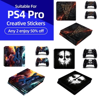 Hexu For PS4 Pro PlayStation 4 Game Stickers Controller Gamepad Joystick Skin Sticker Cover Accessory