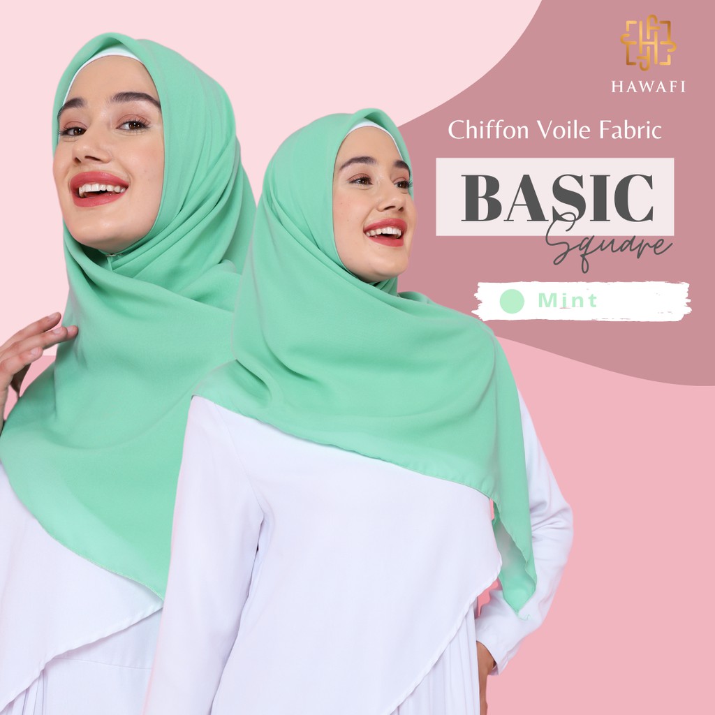 [Shop Malaysia] TUDUNG BAWAL BIDANG 45  BAWAL CHIFFON VOILE / DOUBLE HICON  (Part 3)