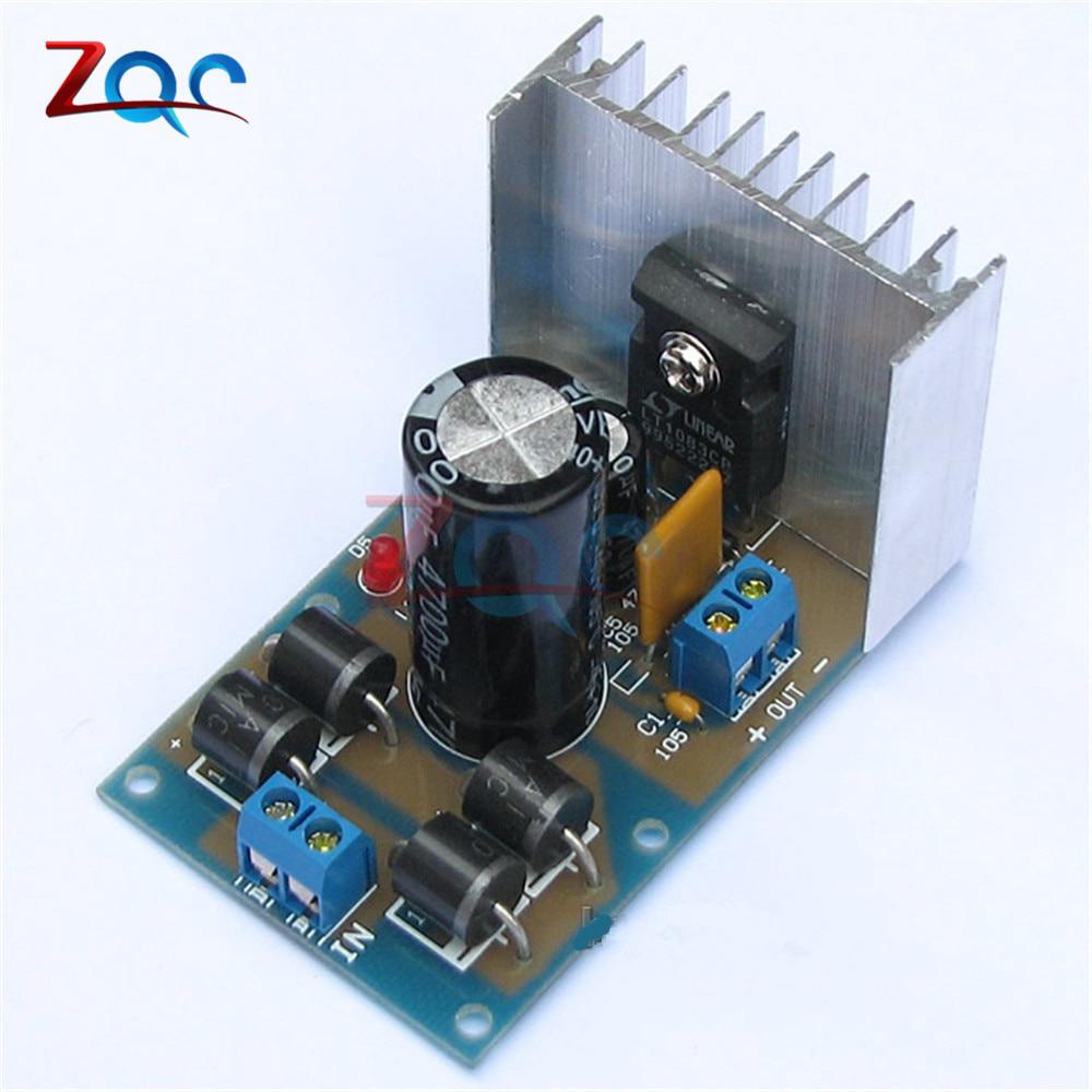 LT1083 Adjustable Regulated Power Supply Module Parts and Components