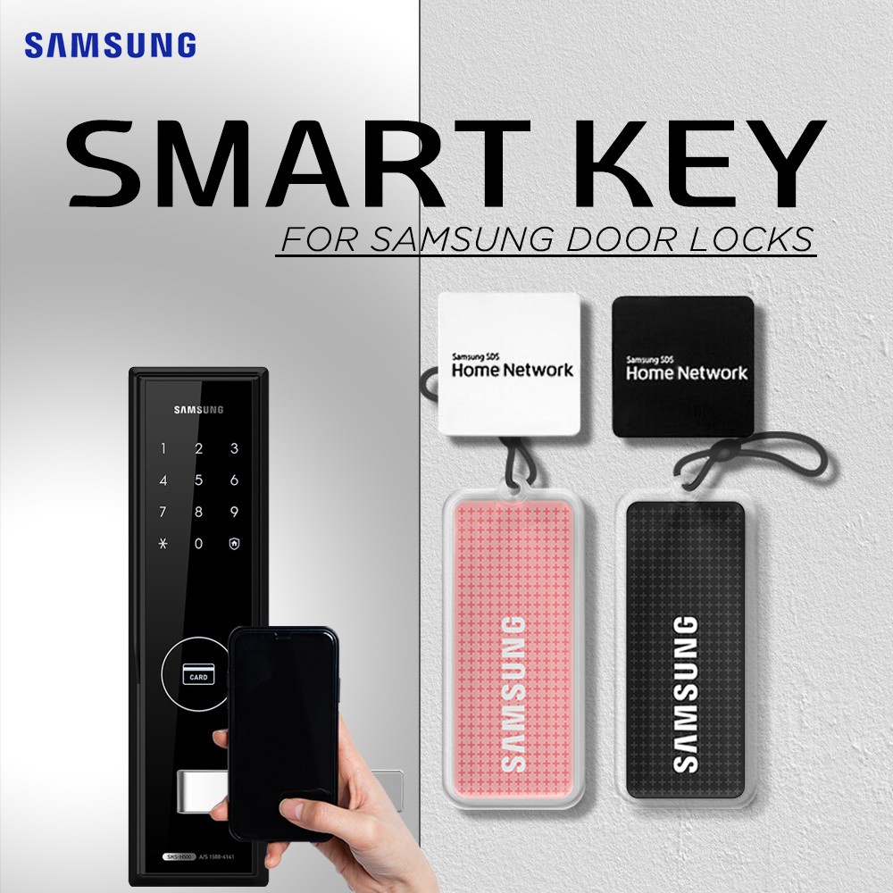 [PREMIUM] Samsung Digital Door Lock Smart Tag Key SDS RF Card Key Smart