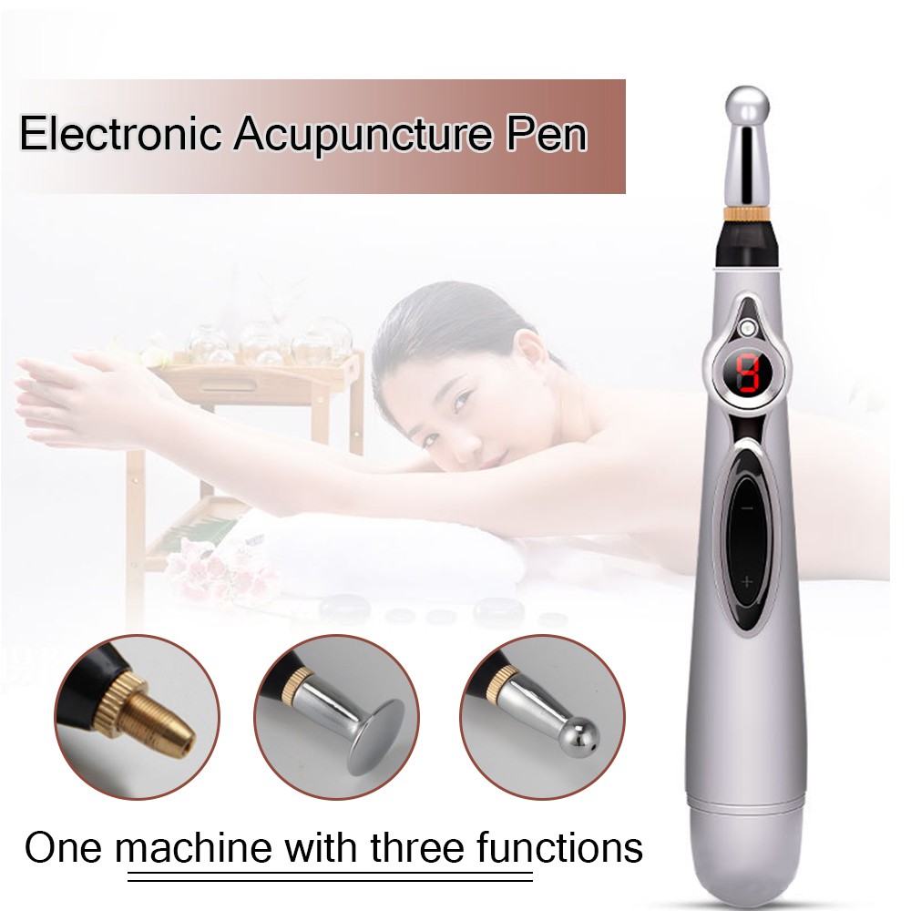 SG Seller/Electronic Acupuncture Pen Electric Meridians Laser Therapy Heal Meridian Energy Massage Pen Relief Pain Tools