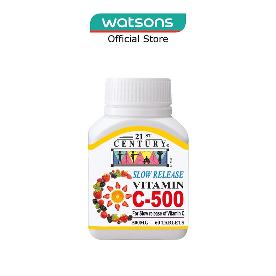 21ST CENTURY Slow Release Vitamin C Tablets 500mg 60s Shopee Singapore