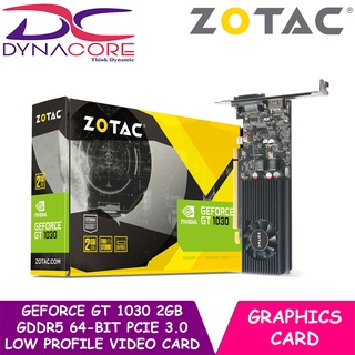DYNACORE - ZOTAC GeForce GT 1030 2GB GDDR5 64-bit PCIe 3.0 Low Profile Video Card ZT-P10300A-10L