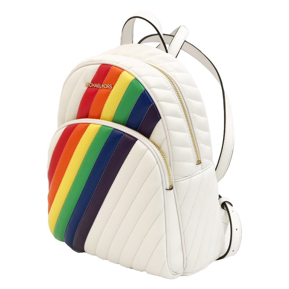 Michael Kors Backpack In Gift Box Abbey Medium Backpack Rainbow White #  35T0GAYB2I | Shopee Singapore