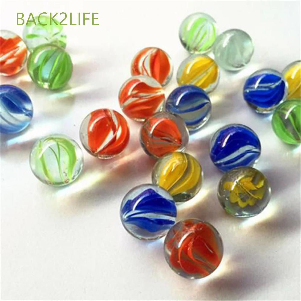 50PCS Glass Marbles Handmade Toys Balls for Pinball Machine Home Decoration 16MM