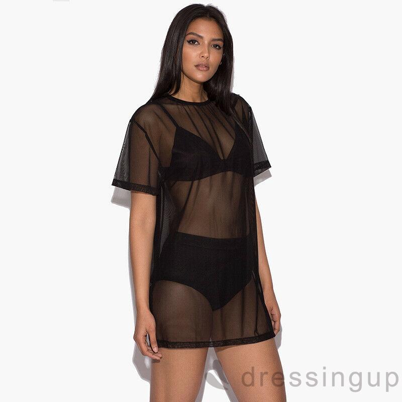 sheer t shirt dress