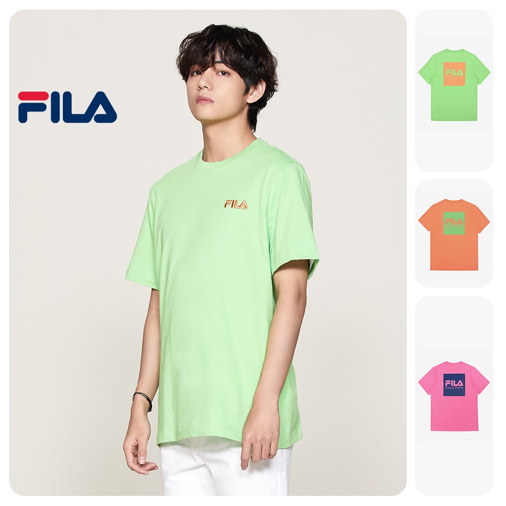 fila t shirt green