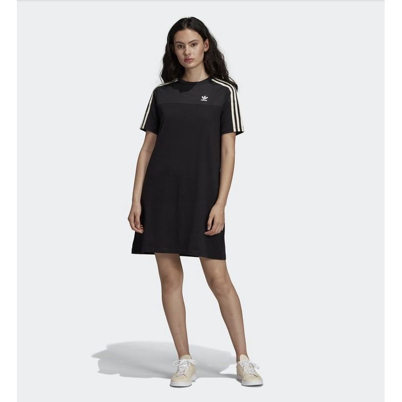 adidas tee dress black