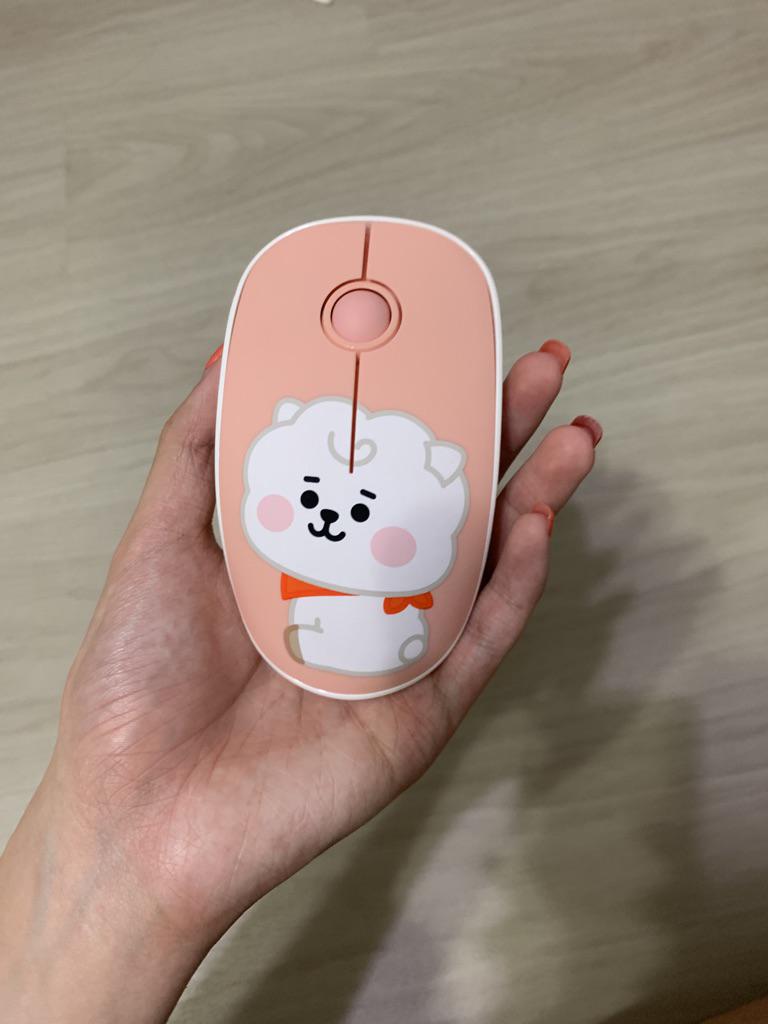 BTS BT21 Official BABY Ver Wireless Silent Mouse Authentic Goods KPOP