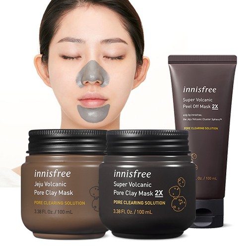 Innisfree Super Volcanic Pore Clay Mask Original Peel Off Mask Shopee Singapore