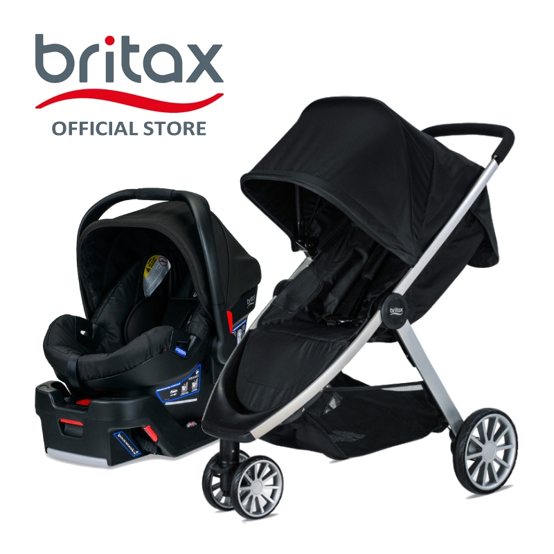 Britax B Lively Stroller And Safe 35 Infant Car Seat Travel System Birth 25 15 8kg Cat Ee Singapore - Britax Car Seat Travel