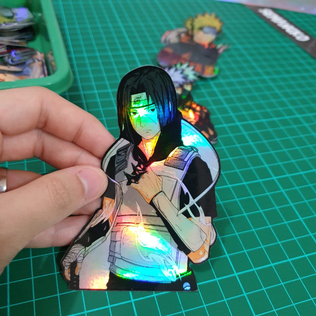 Anime Hologram Sticker - PSH82 - Big - Naruto - Itachi | Shopee Singapore