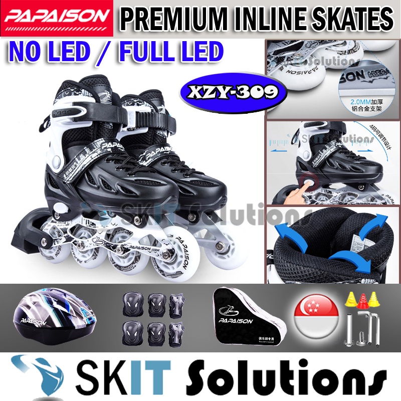 PAPAISON XZY309 Premium Inline Roller Skates Blade Scooter Skating