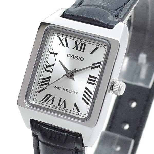 [Time Cruze] Casio LTP-V007 ”Cartier” Style Black Leather Women Watch LTP-V007L-7B1UDF LTP-V007L-7B1 LTPV007L-7B1