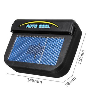 ✕₪❁Cooling Radiator Cooler Auto Car Solar Powered Fan