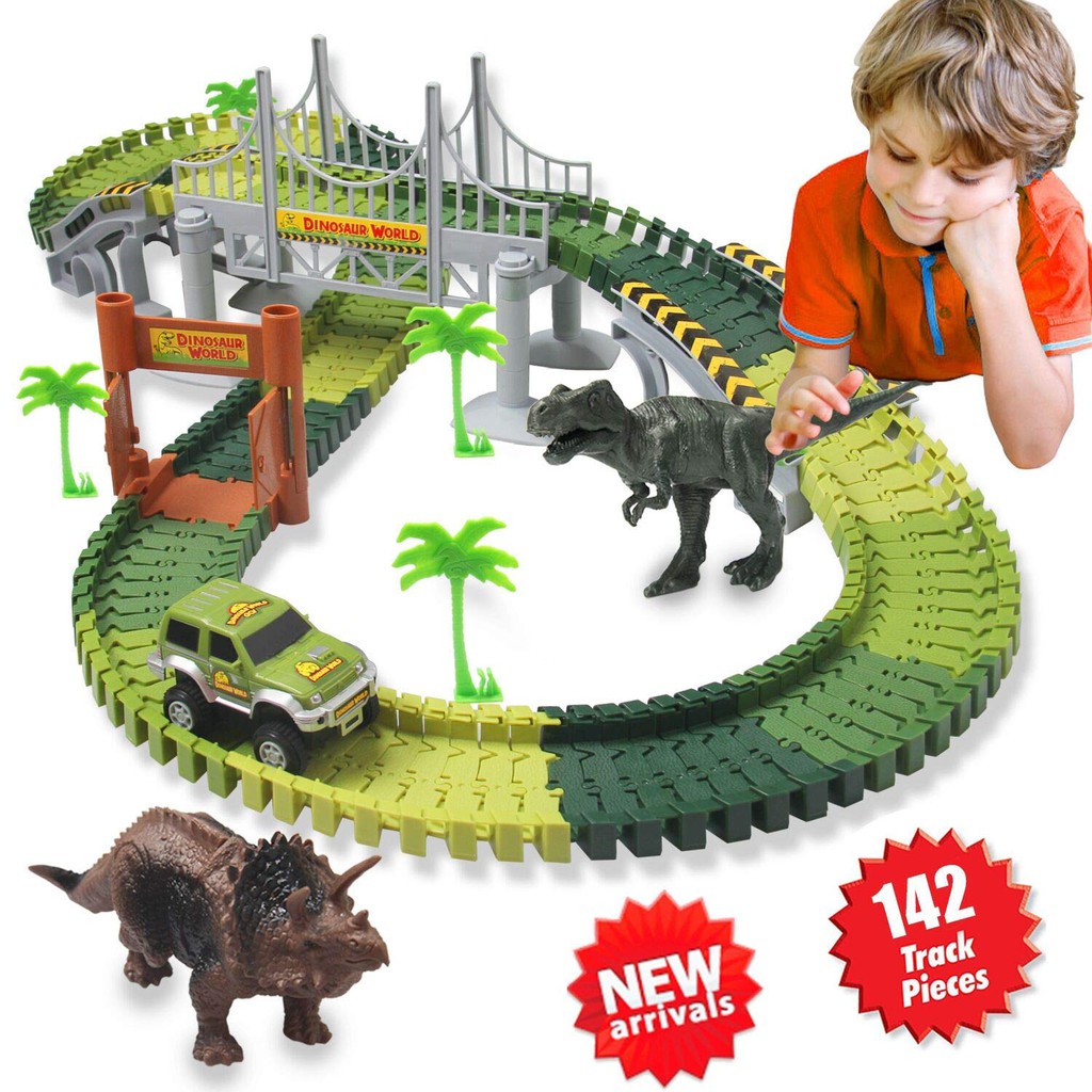 dinosaur world race track