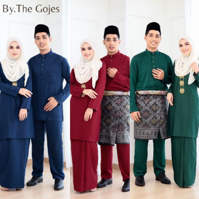 Baju Raya Set Sedondon Couple | Kurung Moden Lipat Batik ...