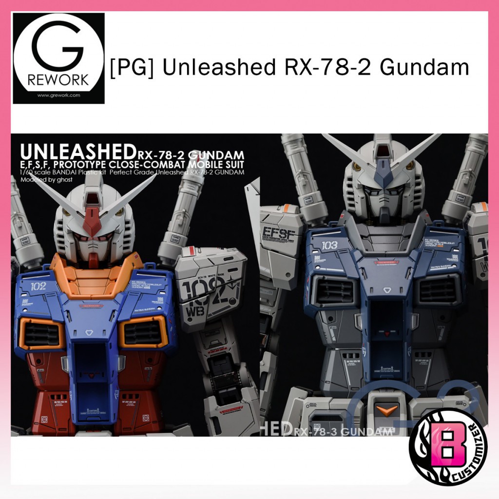 G Rework Pg Unleashed Rx 78 2 Gundam G3 Custom Decal Shopee Singapore