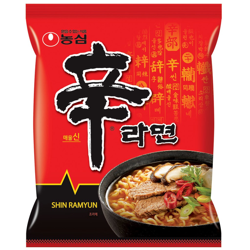 [Korean Ramen] Nongshim Shin Ramen 120g (Spicy Korean Instant Noodle ...