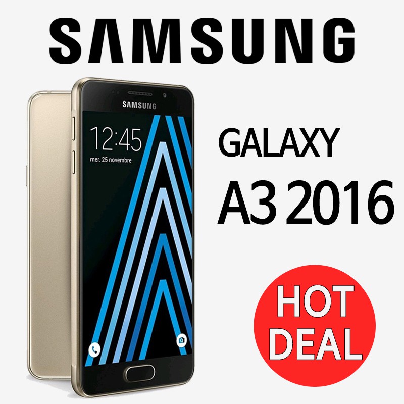 Samsung Galaxy A3 2016 Sm A310no 16gb Refurbish Mobile Export Set Smartphone Shopee Singapore