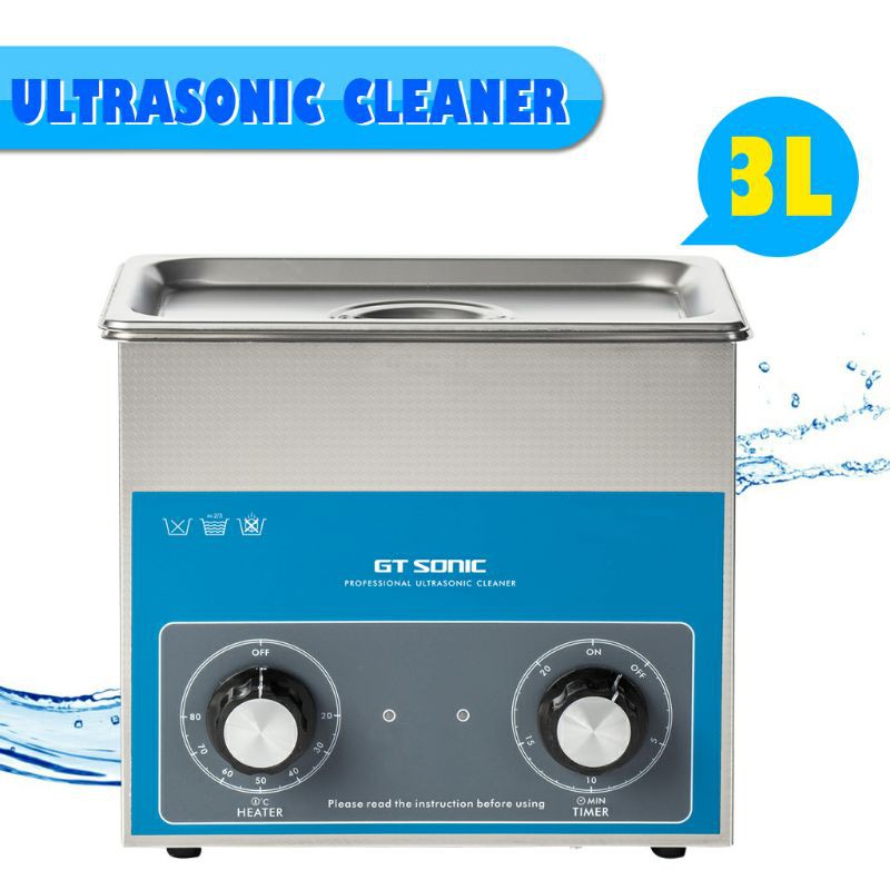 GTSONIC VGT-1730QT 3L 100W Ultrasonic Cleaner Stainless Steel SUS304  Jewellery Glasses Metal Ultrasonic Cleaning Machine | Shopee Singapore